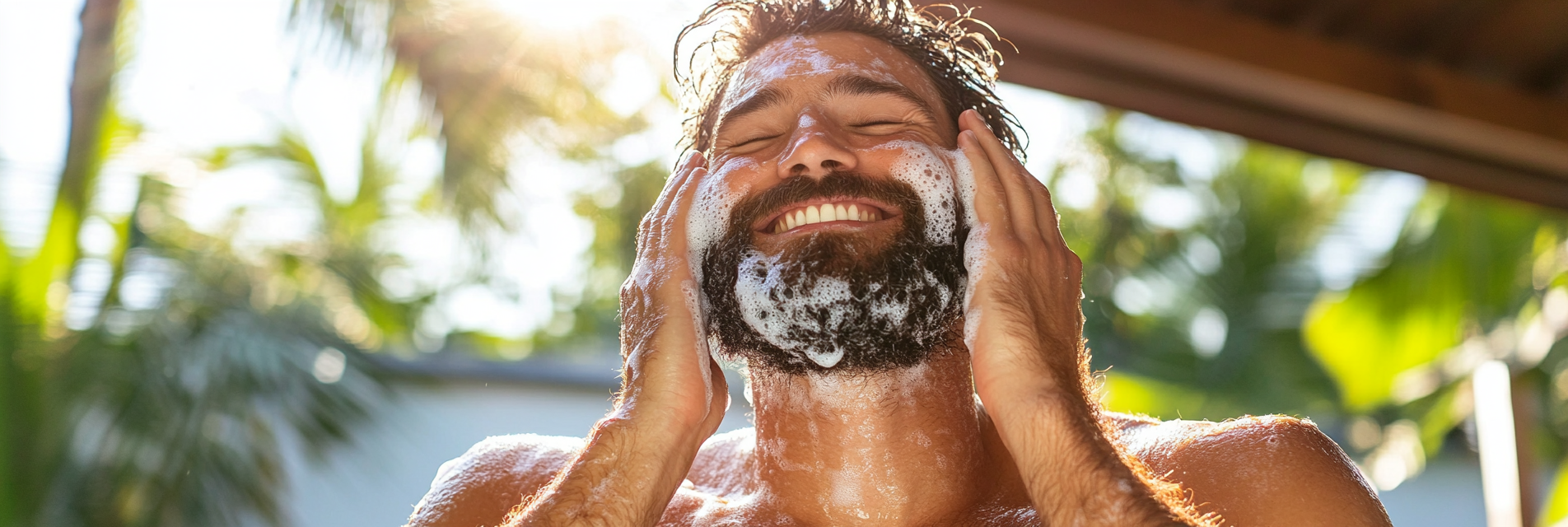 5 minute men's skincare routine for facial hair